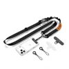 Tech-Protect C9S Rope Crossbody čierno-oranžová šnúrka na krk pre mobilný telefón thumbnail