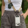 Tech-Protect C9S Rope Crossbody pútko na zápästie, šnúrka na krk k mobilnému telefónu - Sienna béžová thumbnail