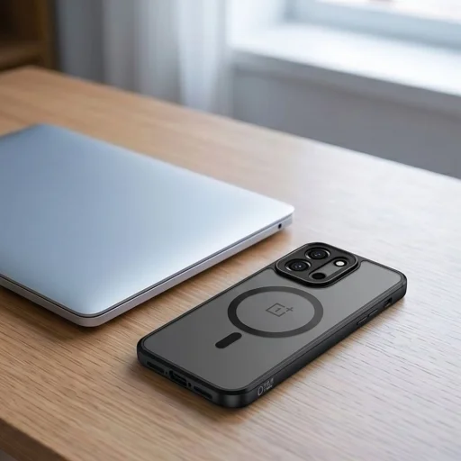OnePlus Nord 6 Tech-Protect Magmat MagSafe matt fekete tok - 5