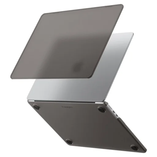 MacBook Air 13 (M2 / M3 / M4 / M5 / 2023–2026) Spigen AirSkin matt fekete tok - 1