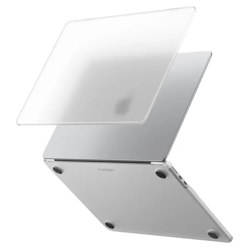 MacBook Air 13 (M2 / M3 / M4 / M5 / 2023–2026) Puzdro Spigen AirSkin, matné priesvitné - 1