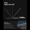 Apple MacBook Pro 16 (2021-2026) Spigen AirSkin tok matt fekete thumbnail