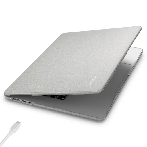 MacBook Air 13 (M2 / M3 / M4 / M5 / 2023–2026) Spigen Urban Fit tok hanga szürke - 2