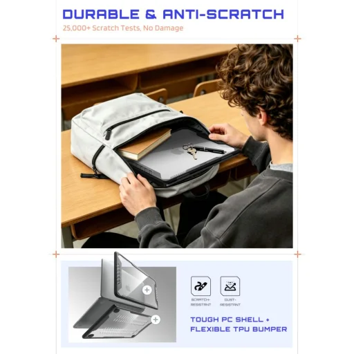 MacBook Neo 13 2026 Supcase Unicorn Beetle Pro fekete/átlátszó tok - 6