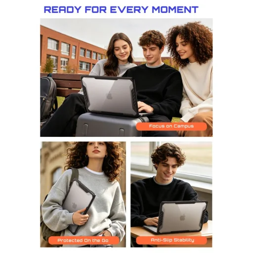 MacBook Neo 13 2026 Supcase Unicorn Beetle Pro fekete/átlátszó tok - 7