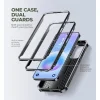 Dexnor Samsung Galaxy A57 ütésálló tok 360 fokos-os kitámasztóval és kameravédővel – fekete thumbnail