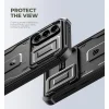 Dexnor Samsung Galaxy A37 tok beépített kijelzővédővel, mágneses kameravédő csúszkával és kitámasztóval – fekete thumbnail