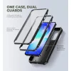 Dexnor Samsung Galaxy A37 tok beépített kijelzővédővel, mágneses kameravédő csúszkával és kitámasztóval – fekete thumbnail