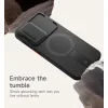 Suritch Samsung Galaxy A57 5G MagSafe kompatibilis tok kameravédővel és állítható fém kitámasztóval – fekete thumbnail