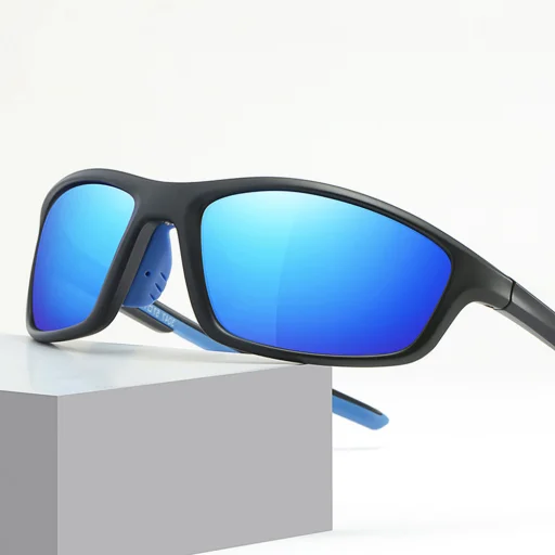 Techsuit - Biciklis szemüveg (3047) - kerékpározáshoz és sport szabadtéri tevékenységekhez, UV-védelemmel, uniszex - fekete - 3