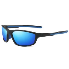 Techsuit - Cyklistické okuliare (3047) - Na cyklistiku a outdoorové športy, s UV ochranou, Unisex - Modré