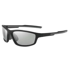 Techsuit - Cyklistické okuliare (3047) - na cyklistiku a outdoorové športy, s UV ochranou, unisex - čierne / fotochromatické