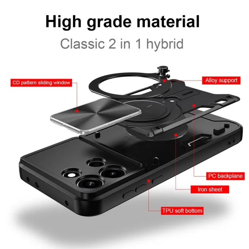 OnePlus Nord 6 Fekete Techsuit CamGuard Pro tok - 2