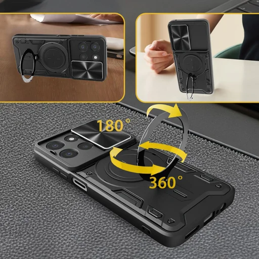 Xiaomi 17T Pro Kék Techsuit CamGuard Pro tok - 2