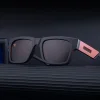 Techsuit - Polarizačné slnečné okuliare (8491) - Pre mužov, UV ochrana, PC, Hranatý rám, TAC šošovky, Celodenné pohodlie - Matná čierna thumbnail