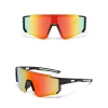 Techsuit - Detské polarizačné slnečné okuliare (R601) - UV ochrana, sivé šošovky, TR rám, športový dizajn - Čierna / Oranžová thumbnail