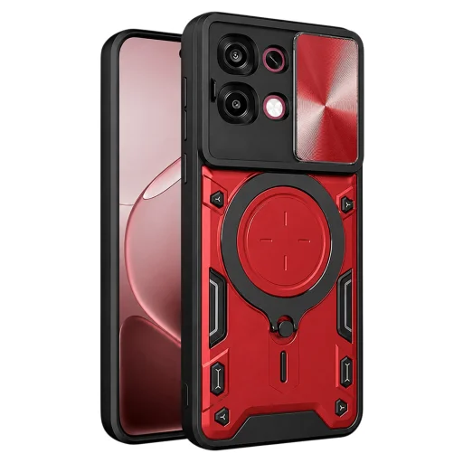 Oppo A6 Pro 4G / A6 Pro 5G Piros Techsuit CamGuard Pro tok - 1