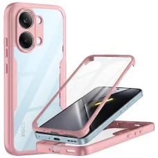 Xiaomi Poco X8 Pro Max Pink Techsuit ColorVerse 360 Series + kijelzővédő tok