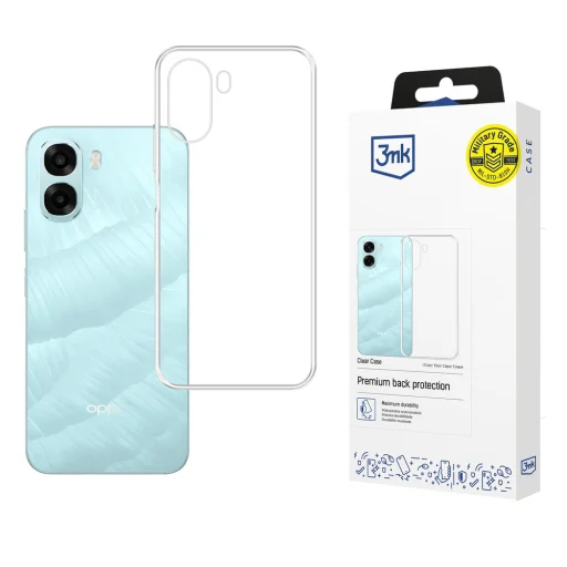 3mk Clear Case Oppo A6X 5G tok - átlátszó - 1