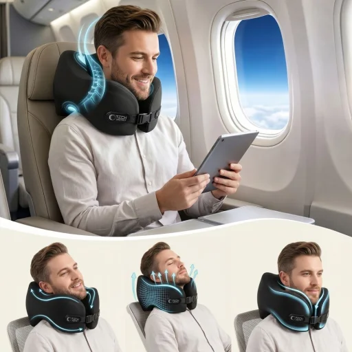 Tech-Protect ComfortRest cestovný vankúš na krk čierny - 4