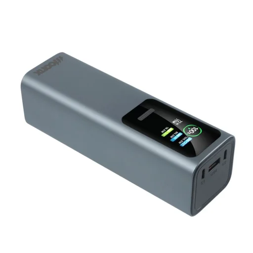 MOONX MP07 PD externá batéria 165W 2xUSB-C + 1xUSB QC3.0 22.5W 30000mAh strieborná - 7