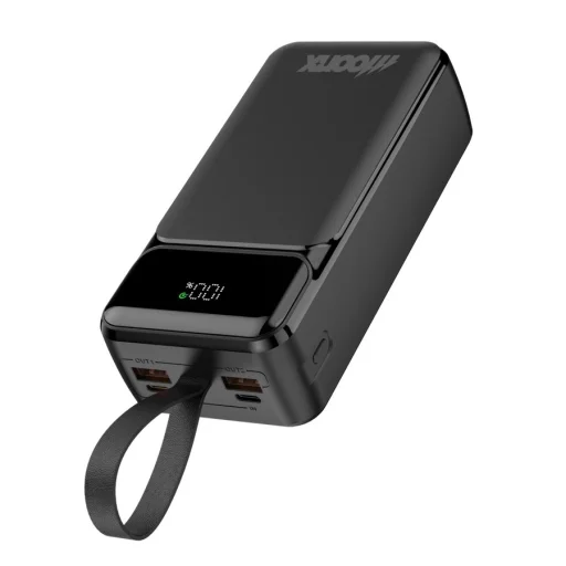 MOONX MP06 PD powerbanka 65W 2xUSB-C + 2xUSB QC3.0 22.5W 30000mAh čierna - 8