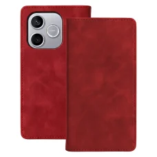 Honor 600 Lite piros Smart Suede tok