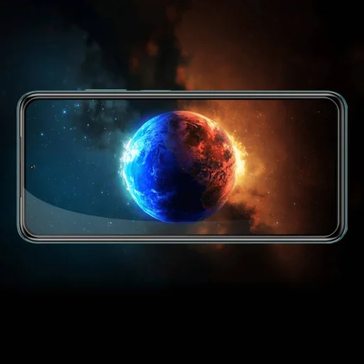 Xiaomi Redmi Note 10 Kijelzővédő 5D üvegfólia fekete - 5