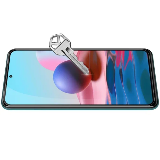 Xiaomi Redmi Note 10 Kijelzővédő 5D üvegfólia fekete - 6