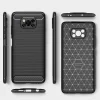 Carbon szénszál mintájú TPU tok XIAOMI POCO X3 fekete thumbnail