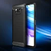 Carbon szénszál mintájú TPU tok XIAOMI POCO X3 fekete thumbnail