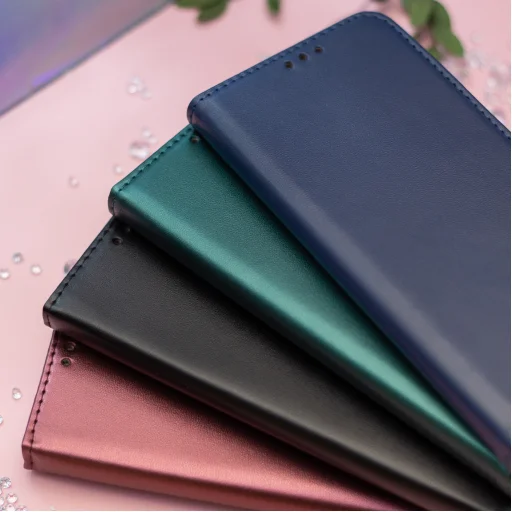  iPhone 17 Pro Max 6,9" fekete Okos mágneses fliptok - 13