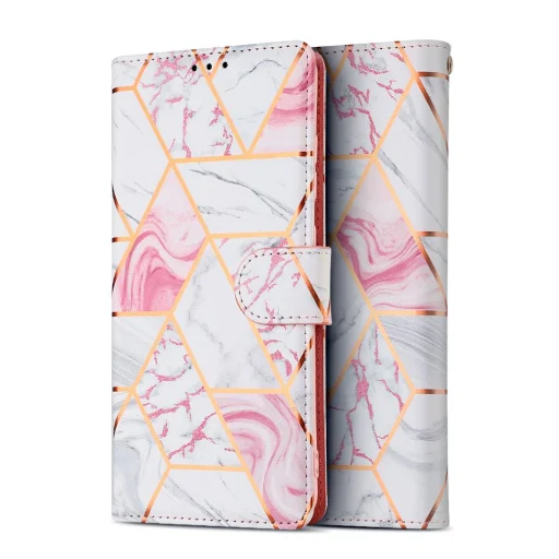 iPhone 13 Pro Max Tech-Protect Wallet fliptok Márvány mintás - 2