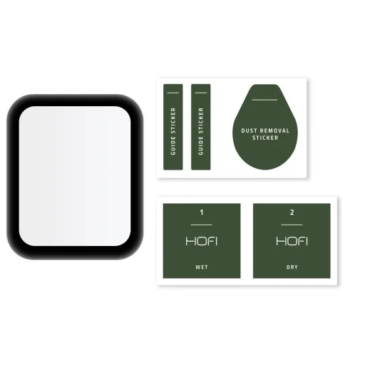 Amazfit GTS 2 Mini  HOFI Glass Pro+ Hybrid temperált üvegfólia fekete - 2