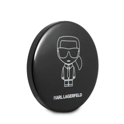 AirPods szilikon tok + Mirror Powerbank fekete 2000mAh Karl Lagerfeld Ikonik KLBPPBOA2K  - 5