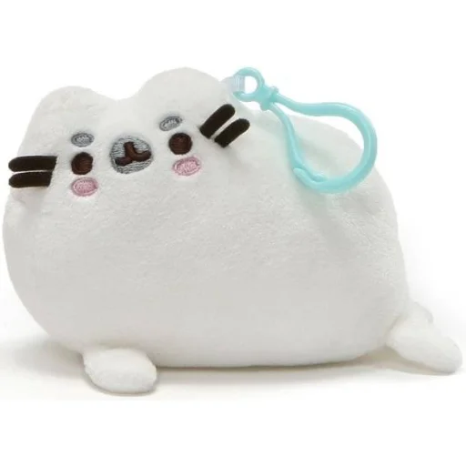 Pusheen plüss fóka karabinerrel 13cm - 1