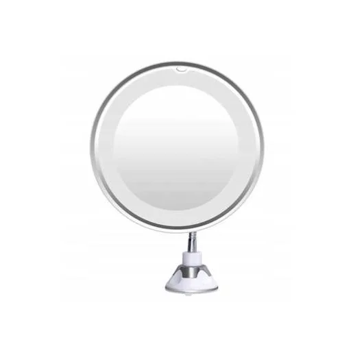 LED Kozmetikai tükör világítással és öntapadós rögzítéssel - 4