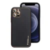 iPhone 13 Pro Max Forcell Leather tok fekete thumbnail