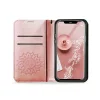 Samsung S21 FE Forcell Mezzo fliptok Mandala, rose gold