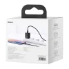 Baseus Super Si Hálózati töltő adapter QC + USB Type-C - Lightning 1m kábel 20W fekete (TZCCSUP-B01) thumbnail