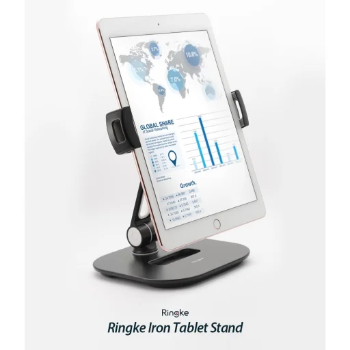 Ringke Iron Tablet tartó állvány fekete - 2