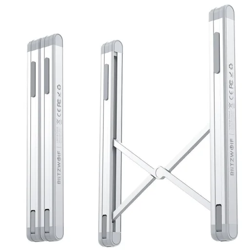 BlitzWolf BW-ELS1 Összecsukható laptop állvány 9.7 - 15.6'' ezüst - 5