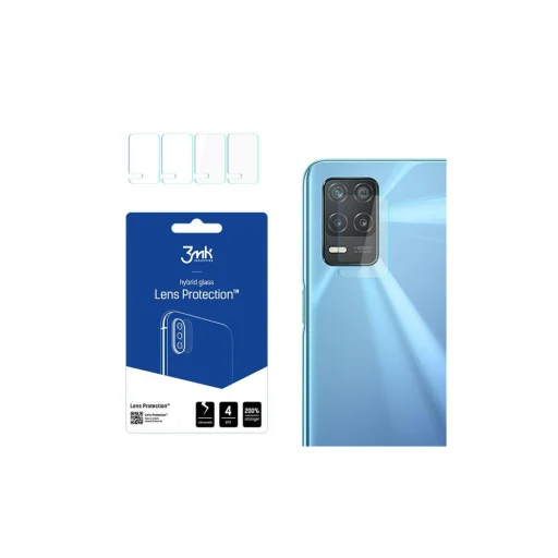 3MK Hybrid kameralencse védő üveg Realme 8 5G 4 db - 2