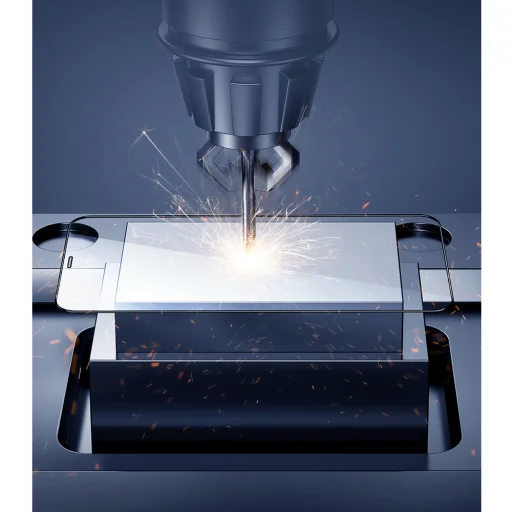 Joyroom Knight Series 2,5D KIjelzővédő üvegfólia iPhone 12/ 12 Pro fekete (JR-PF596) - 7