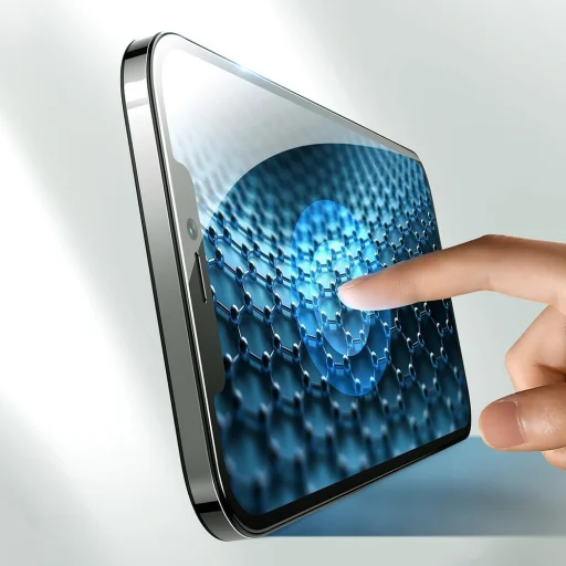 Joyroom Knight Series 2,5D KIjelzővédő üvegfólia kerámiával iPhone 12 mini fekete (JR-PF612) - 12