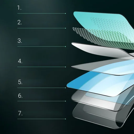 Joyroom Knight Series 2,5D KIjelzővédő üvegfólia kerámiával iPhone 12 mini fekete (JR-PF612) - 5