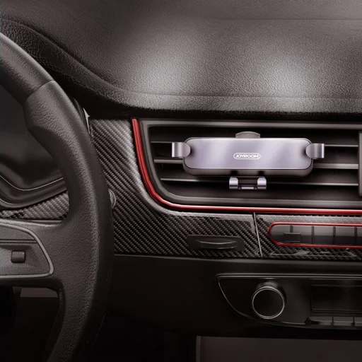 Joyroom Univerzális Gravity autós telefontartó szellőzőre fekete (JR-ZS211) - 6