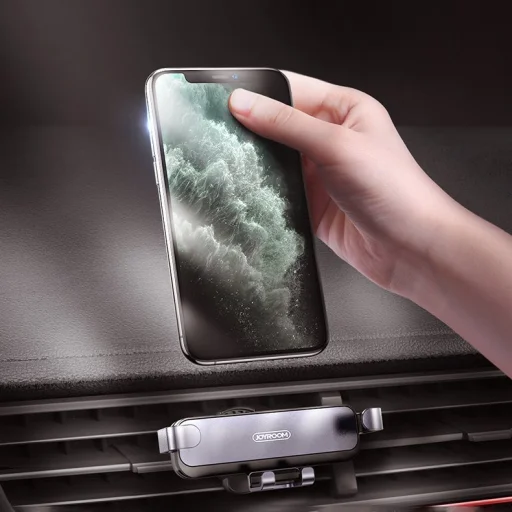 Joyroom Univerzális Gravity autós telefontartó szellőzőre fekete (JR-ZS211) - 8