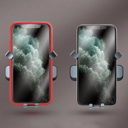 Joyroom Univerzális Gravity autós telefontartó szellőzőre fekete (JR-ZS211) - 9