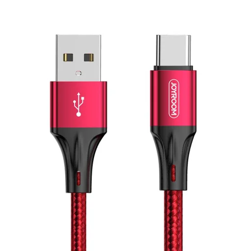 Joyroom USB - USB Type-C kábel 3A 1.5m piros (S-1530N1) - 1